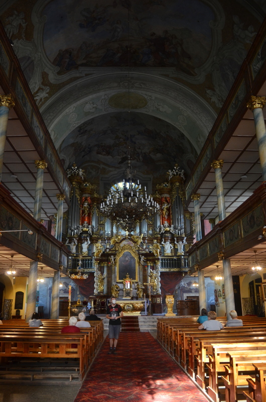 10 - The interior of the Church of the Holy Cross in Jelenia Góra, Poland